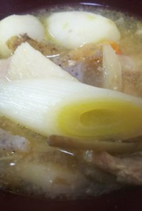 簡単美味・里芋と長芋を入れた豚汁