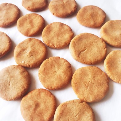 米粉とプロテインの簡単クッキーの写真