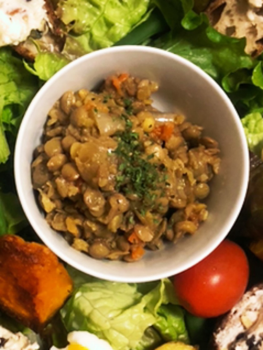 地中海レンズ豆のサラダのレシピ