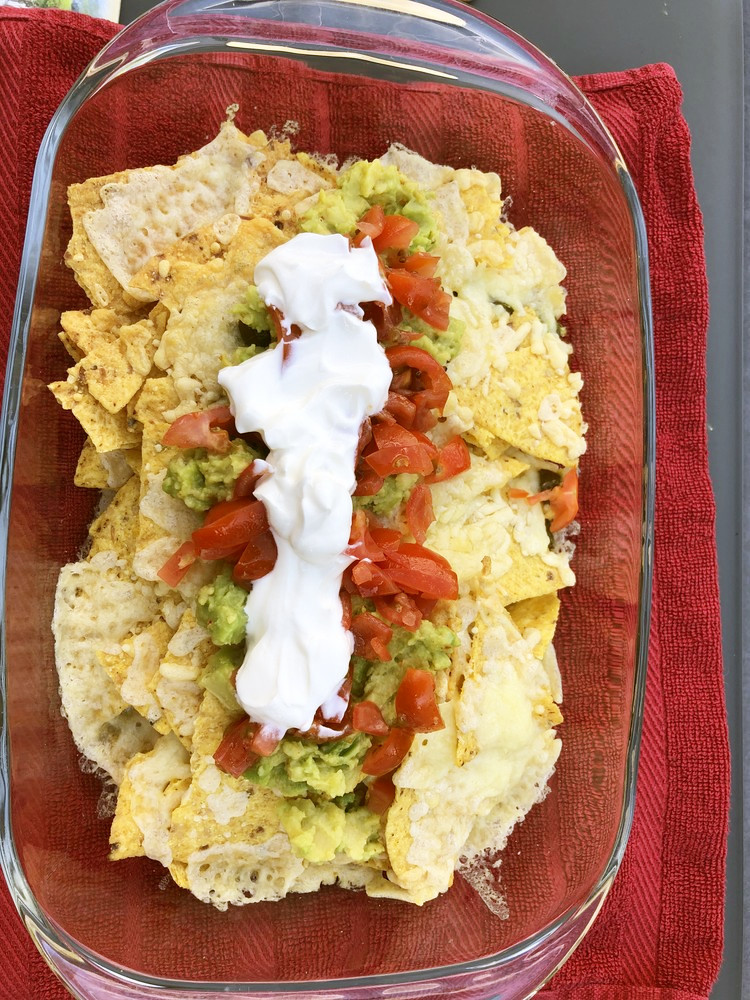 牛肉たっぷりのエンチラーダナチョスのレシピ