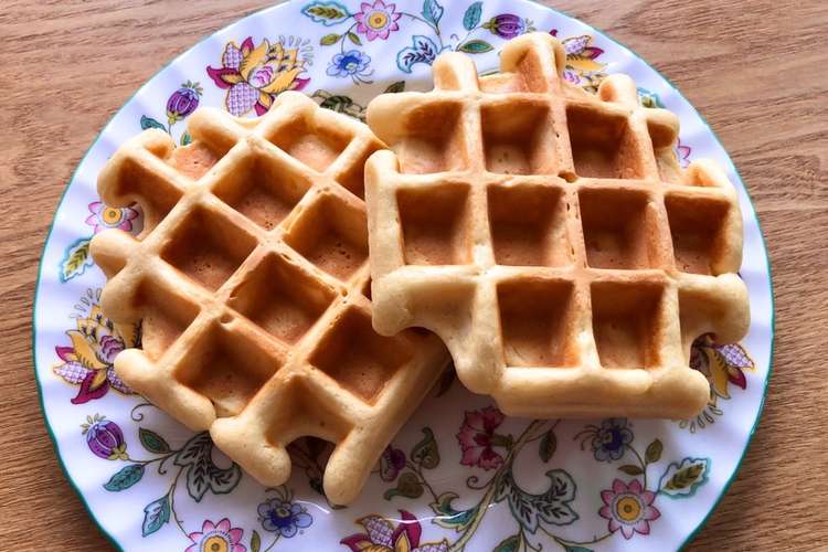 簡単hmなし サクフワ美味しいワッフル レシピ 作り方 By 主婦のお料理備忘録 クックパッド 簡単おいしいみんなのレシピが353万品