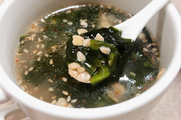 超簡単 マグカップで納豆わかめスープ レシピ 作り方 By リンちゃんママ クックパッド 簡単おいしいみんなのレシピが371万品