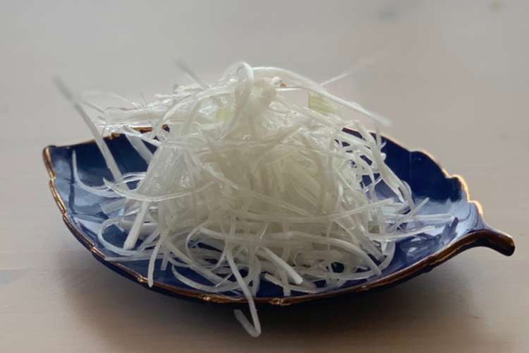 こっそり知りたい 白髪ねぎの作り方 レシピ 作り方 By コリーノ クックパッド 簡単おいしいみんなのレシピが370万品