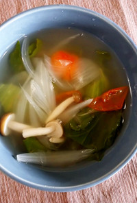 汁物をプラス！煮るだけの簡単野菜スープ