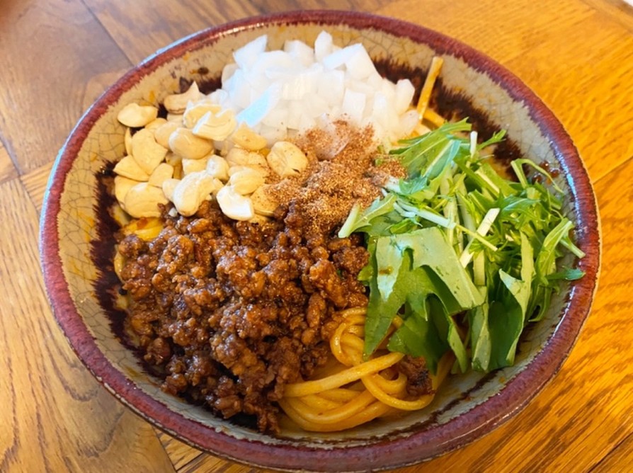 本格的な味！シビ辛汁なし担々麺の画像