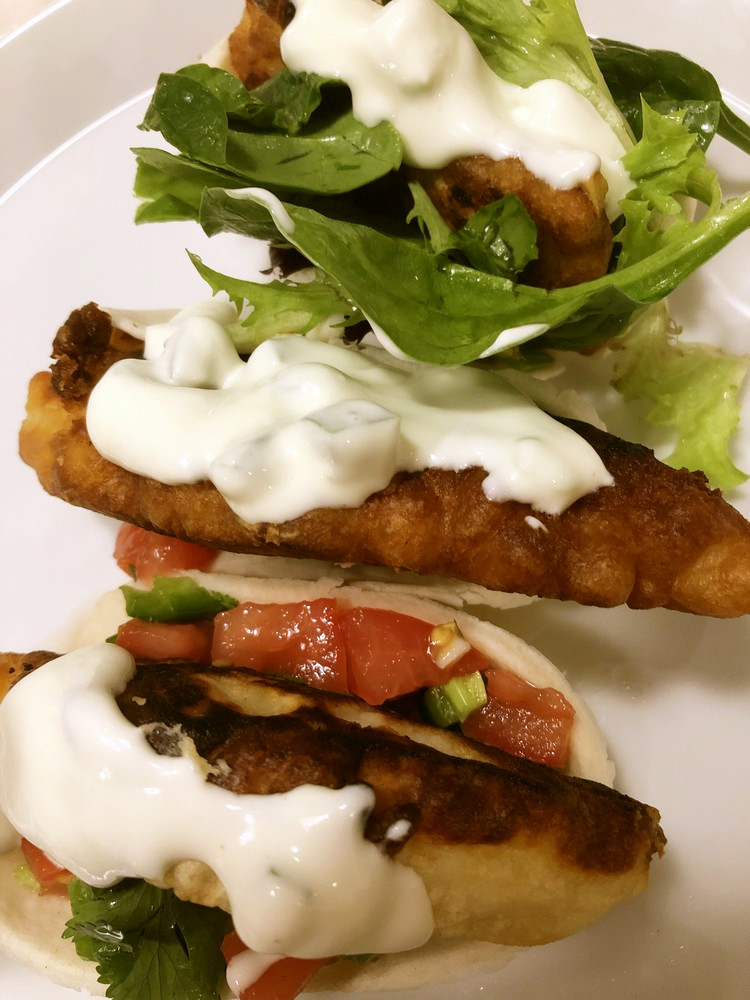 ギリシャのフィッシュタコスのレシピ