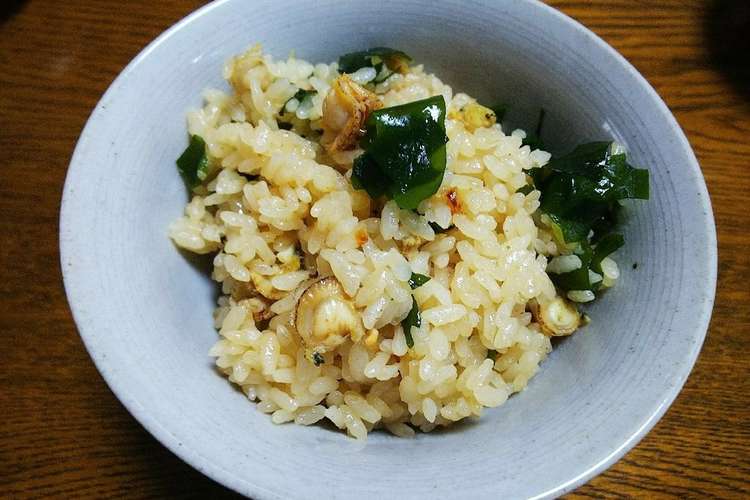 ホタテの稚貝で炊き込みご飯 レシピ 作り方 By つりぱぱ クックパッド 簡単おいしいみんなのレシピが360万品