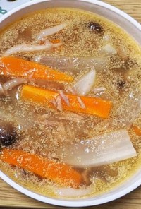 ツナと大根の中華スープ