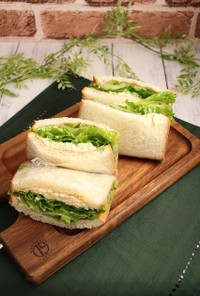 サンドイッチ用食パン！レタスサンド