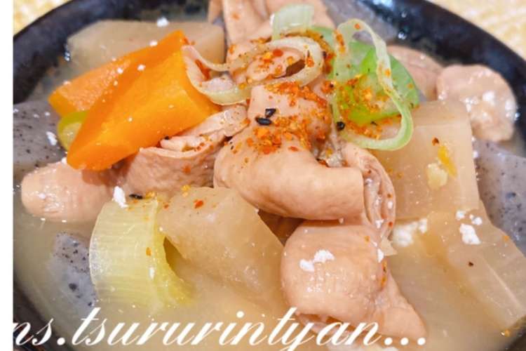 宅飲み彼氏ごはん 圧力鍋で簡単豚もつ煮 レシピ 作り方 By Nsつるりんちゃん クックパッド