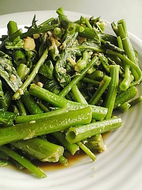 空芯菜の炒めもの