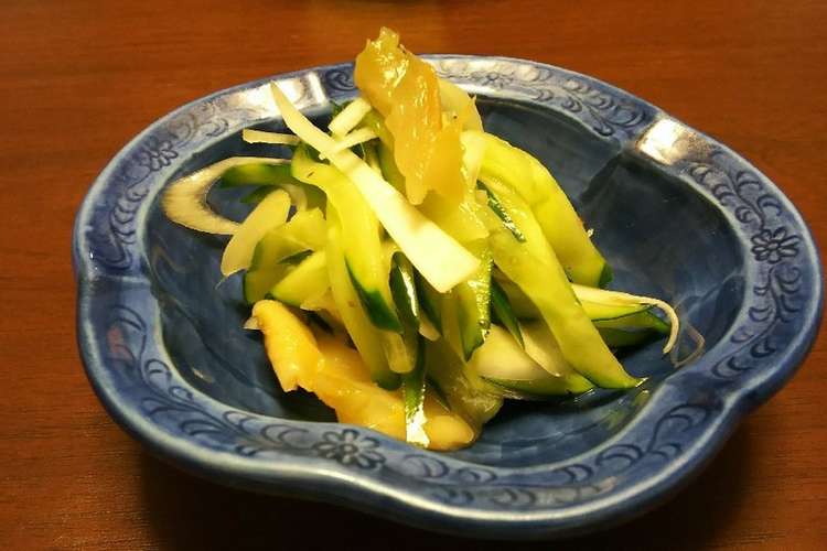 簡単 キュウリとネギとザーサイの和え物 レシピ 作り方 By 料理もする雨男 クックパッド
