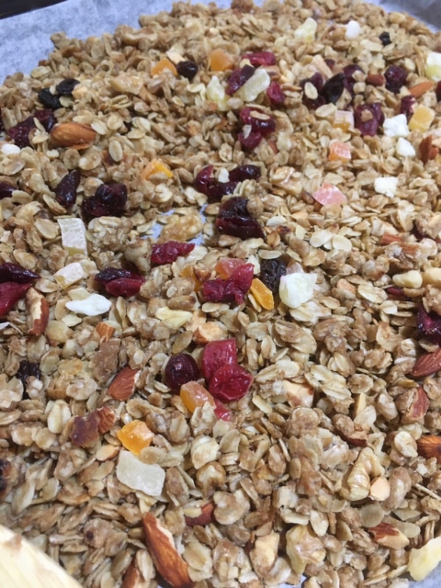 全粒グラノーラのレシピ