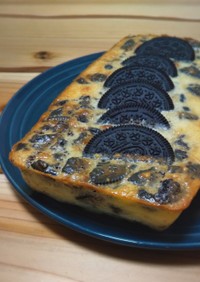 オレオのベイクドチーズケーキ