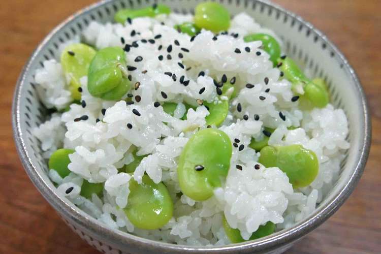 そら豆の炊き込みご飯 混ぜご飯 レシピ 作り方 By おでのおでん クックパッド 簡単おいしいみんなのレシピが354万品