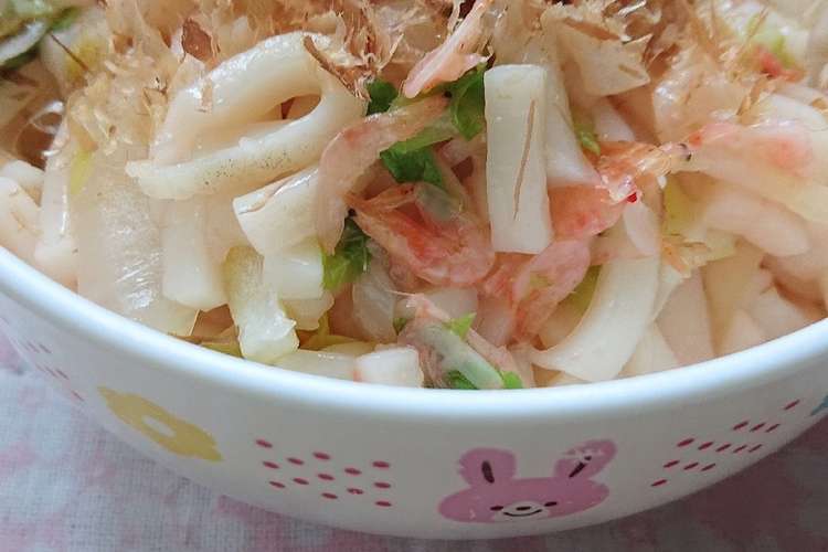 幼児食 春爛漫 焼きうどん レシピ 作り方 By みけひな クックパッド 簡単おいしいみんなのレシピが366万品