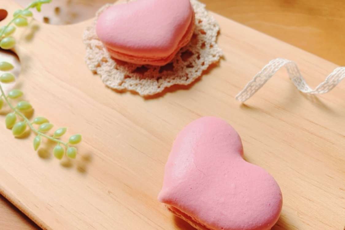 ハートマカロン♡紫うさぎちゃん