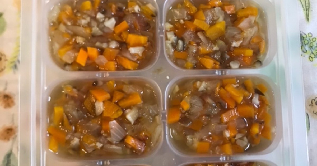 離乳食中期 後期 人参玉ねぎ椎茸の鰹節煮 レシピ 作り方 By チロチロル クックパッド 簡単おいしいみんなのレシピが376万品
