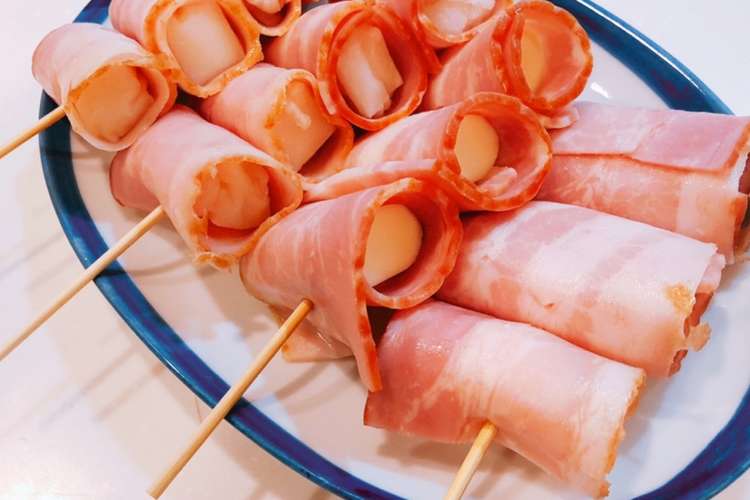 おうちで焼き鳥 餅巻きベーコン レシピ 作り方 By まちこのお台所 クックパッド 簡単おいしいみんなのレシピが350万品