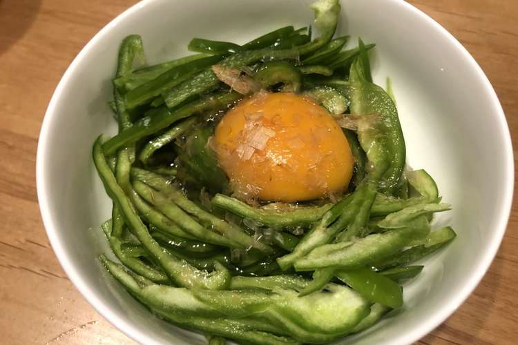 やみつき ピーマンサラダ レシピ 作り方 By Yua707 クックパッド