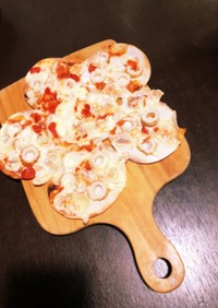 餃子の皮で作る簡単ピザ