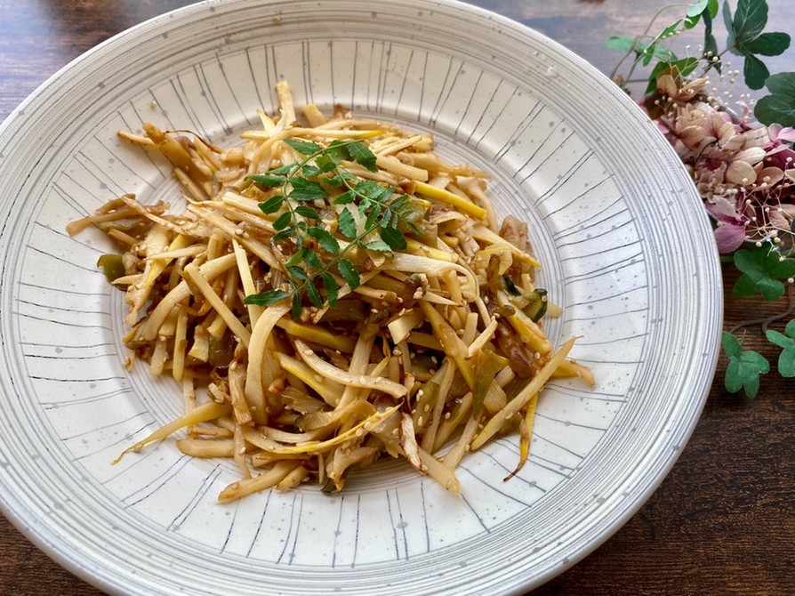 横浜発♡搾菜と筍のオイスターソース炒めの画像