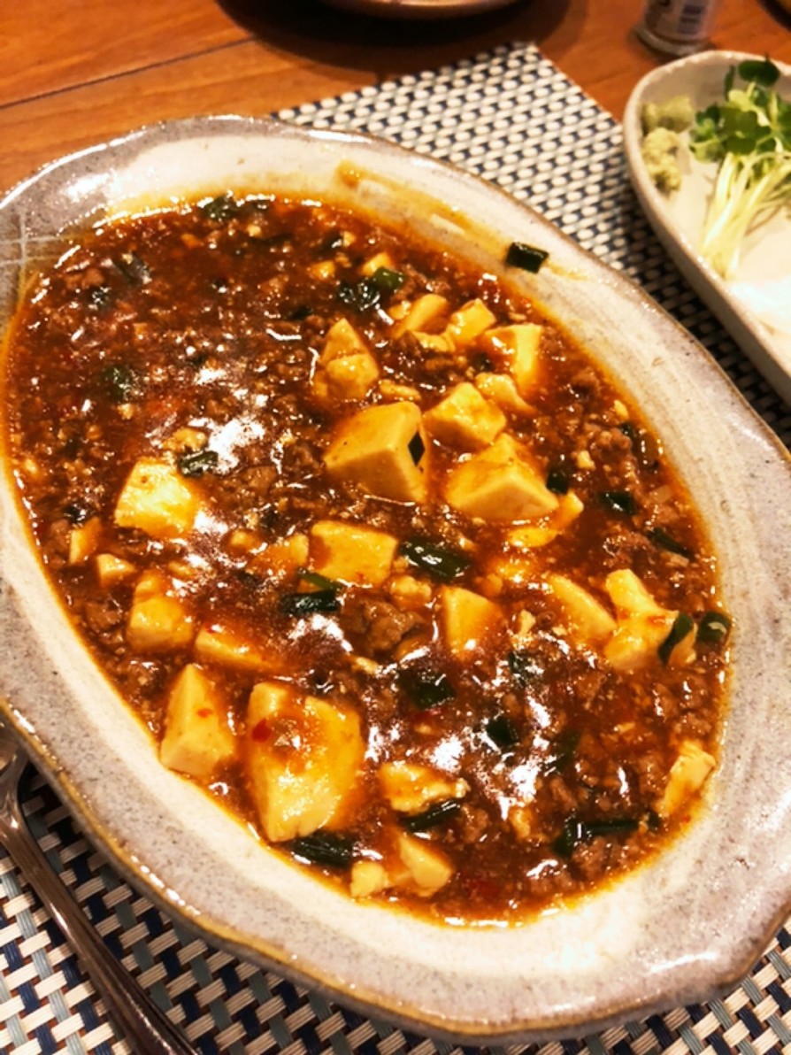 花椒（ホアジャオ）香る激辛麻婆豆腐の画像