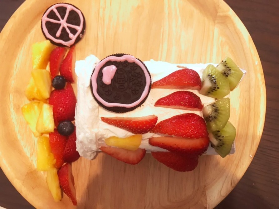 29子どもの日　こいのぼりロールケーキの画像