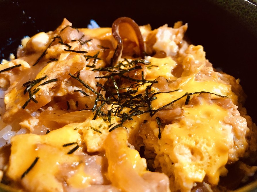 たけのこ入り親子丼の画像