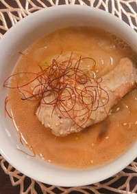 簡単レンジで参鶏湯風スープ