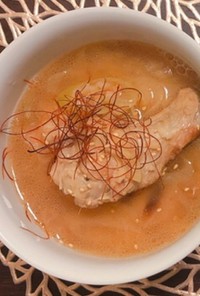 簡単レンジで参鶏湯風スープ