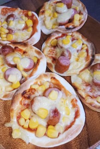 簡単❗餃子の皮deひとくちミックスピザ