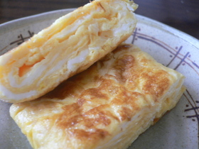 お一人様用~卵一個で~お弁当の厚焼き卵