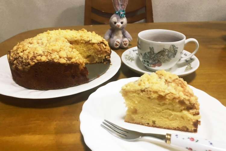 アップルシナモンクランブルケーキ レシピ 作り方 By Ayayayaレシピ クックパッド
