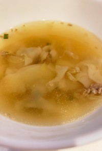 餃子で手抜き中華スープ