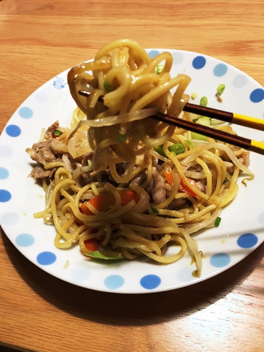 姜葱醤のきいた塩焼きそばの画像