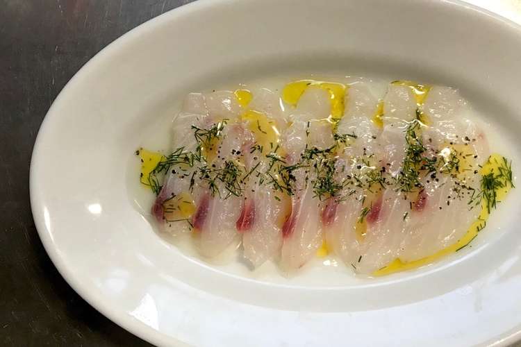 カルパッチョ 鯛 の