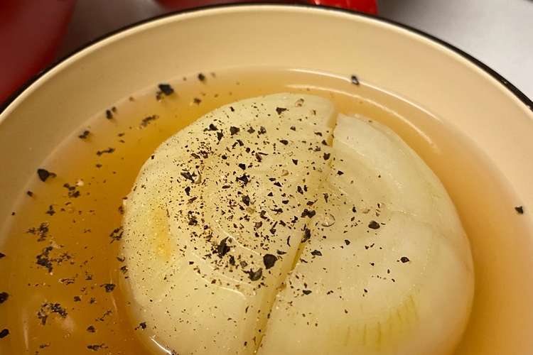 低温調理 甘 い まるごと玉葱スープ レシピ 作り方 By Masalin12 クックパッド 簡単おいしいみんなのレシピが360万品