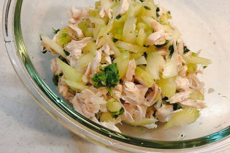 レモンと大蒜で さっぱりささみセロリ レシピ 作り方 By Emikt Cook クックパッド 簡単おいしいみんなのレシピが361万品