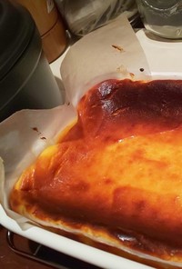 野田琺瑯で焼くベイクドチーズケーキ