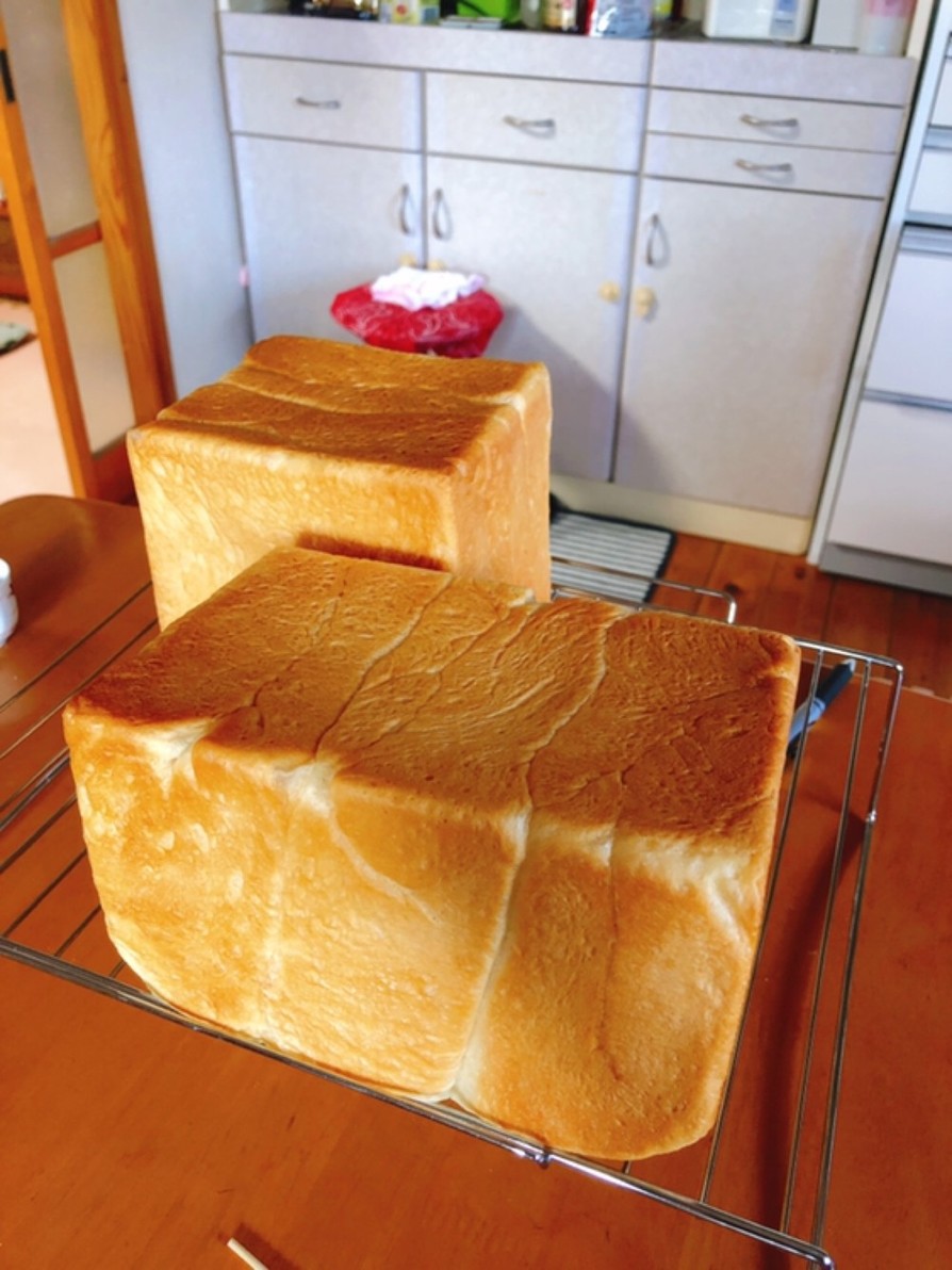 無糖中種70%で作る生食パンの画像