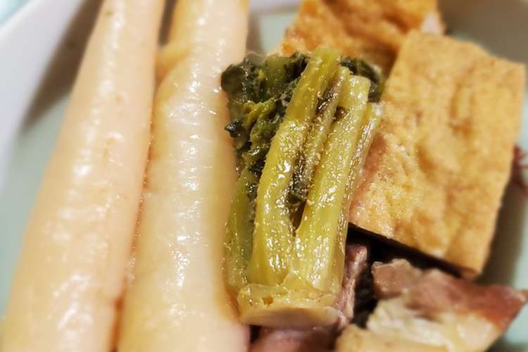 間引き大根の煮物 レシピ 作り方 By Yb57 クックパッド 簡単おいしいみんなのレシピが357万品