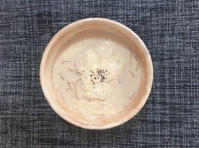 【10分】湯葉と梅の豆乳うどんの写真