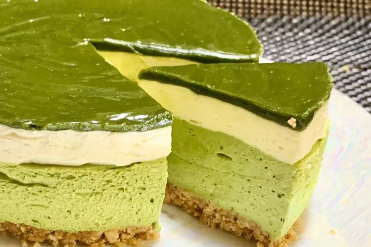 抹茶のレアチーズケーキ レシピ 作り方 By Zuyuzuyu09 クックパッド 簡単おいしいみんなのレシピが350万品