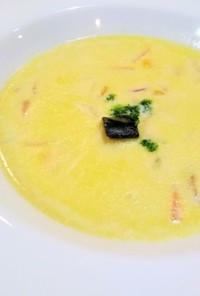 簡単ヘルシー☆根菜の豆乳スープ