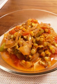 栄養たっぷりレンズ豆スープ