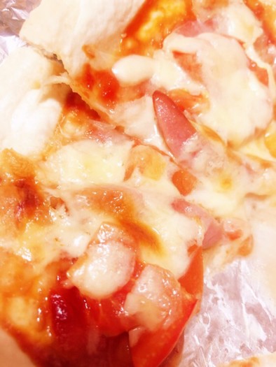 薄力粉でクリスピーピザの写真