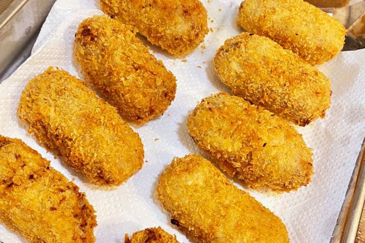 綺麗に揚げるサクサクコロッケ 卵乳不使用 レシピ 作り方 By クックnyuiney クックパッド 簡単おいしいみんなのレシピが360万品