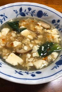 お豆腐の中華スープ