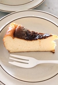 【超簡単】子供と作るバスク風チーズケーキ